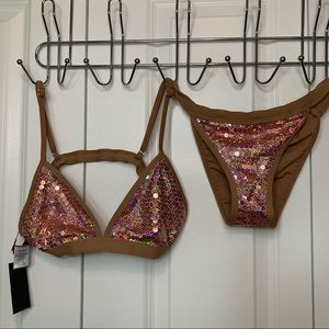New Sequin Bikini Set